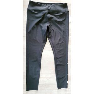 Reebok S Womens Quicktight Black Leggings Moist Wick Compression‎ Pull On NWT